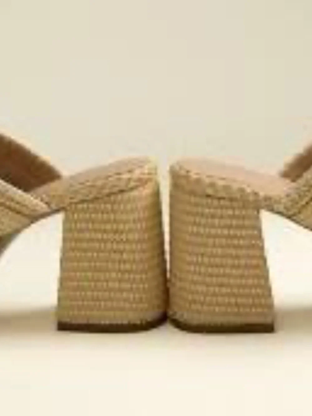 Altar'd State Danila Platform Raffia Heels NWT in Size 10